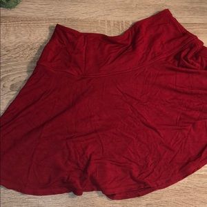 ADORABLE red a-line miniskirt